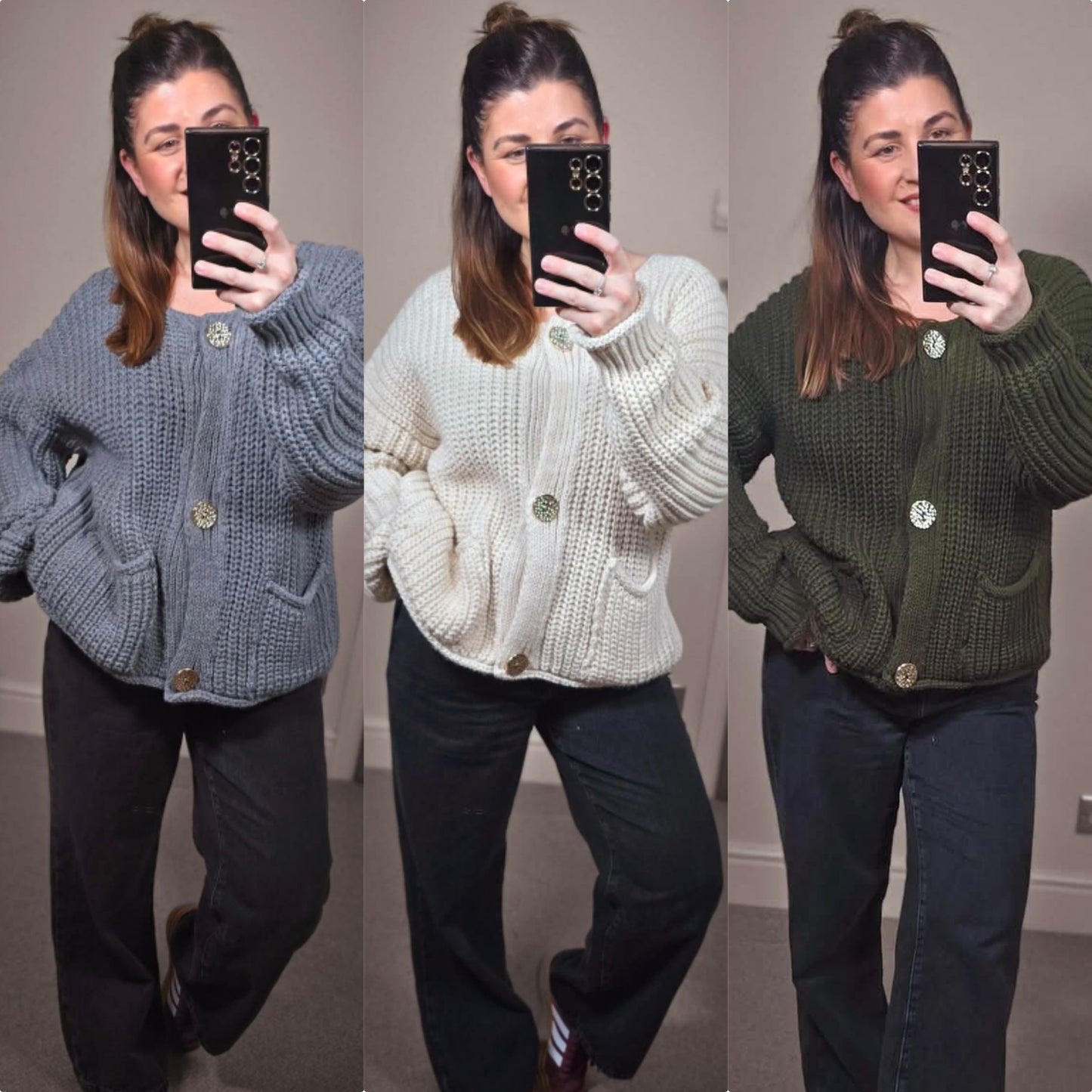 MILEY Chunky Knit Cardigan