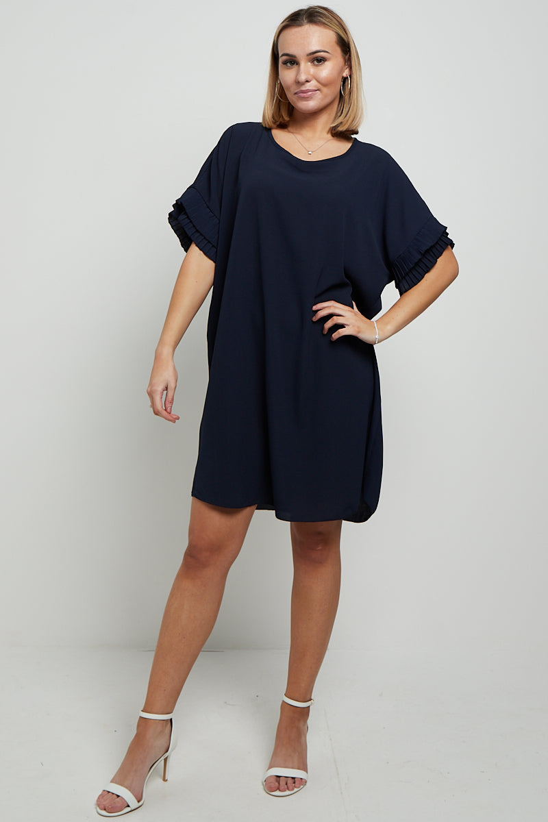 MONTY Pleat Sleeve Dress