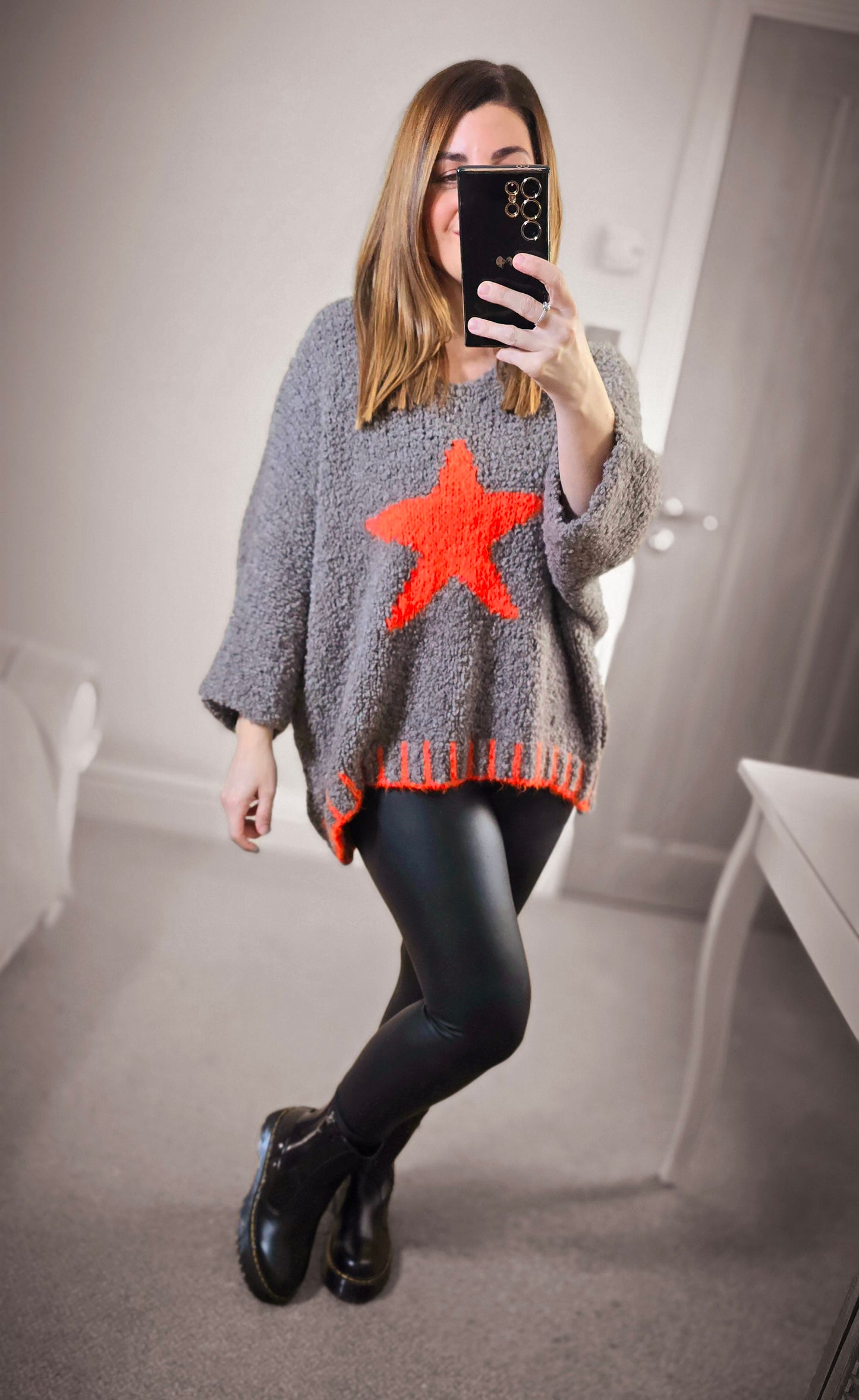EDEN TEXTURED STAR KNIT