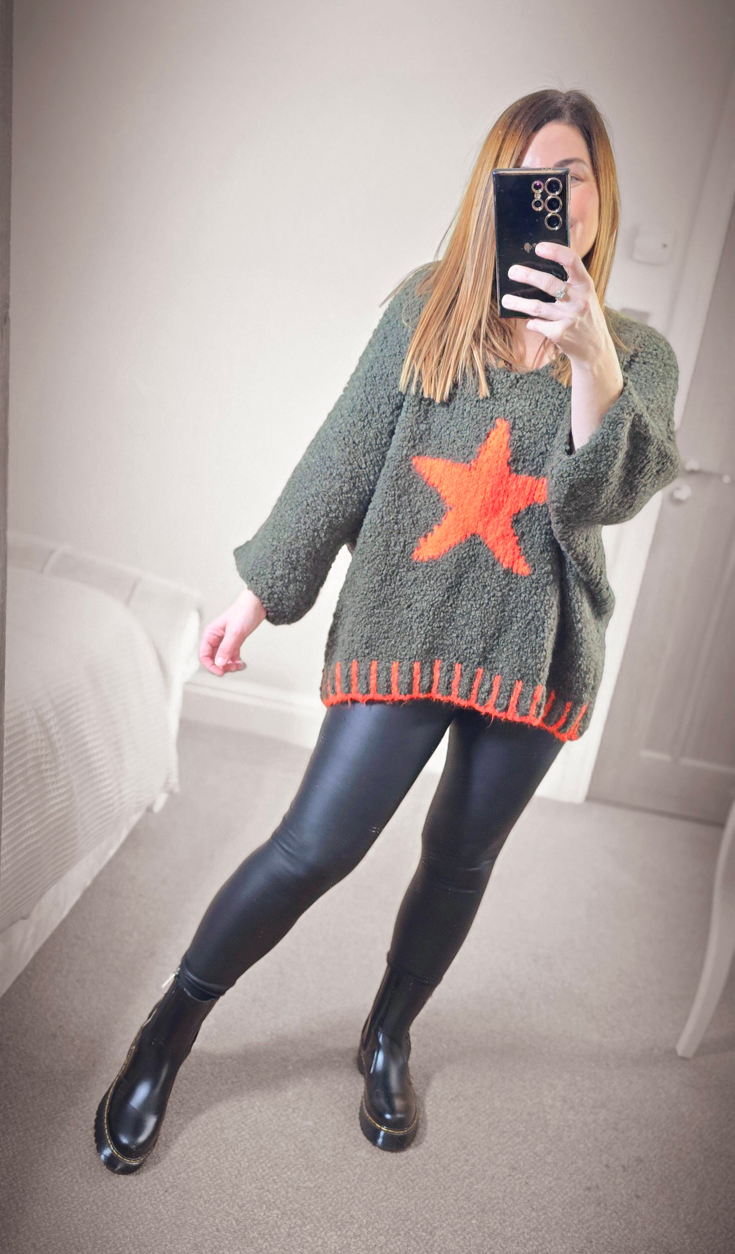 EDEN TEXTURED STAR KNIT
