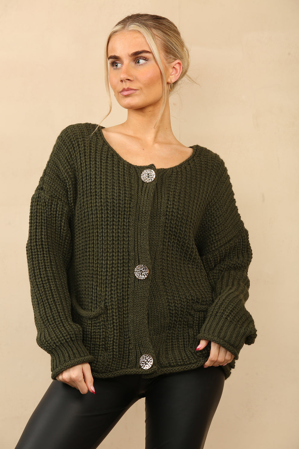 MILEY Chunky Knit Cardigan