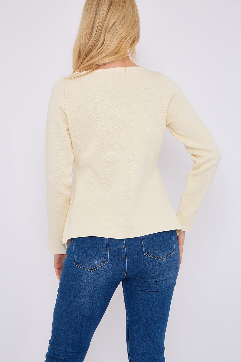 TESSIE Gold Button Jumper