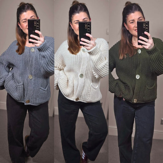 MILEY Chunky Knit Cardigan