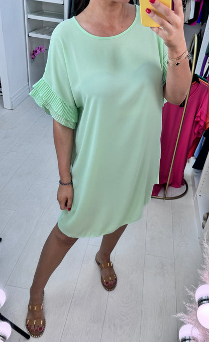 MONTY Pleat Sleeve Dress