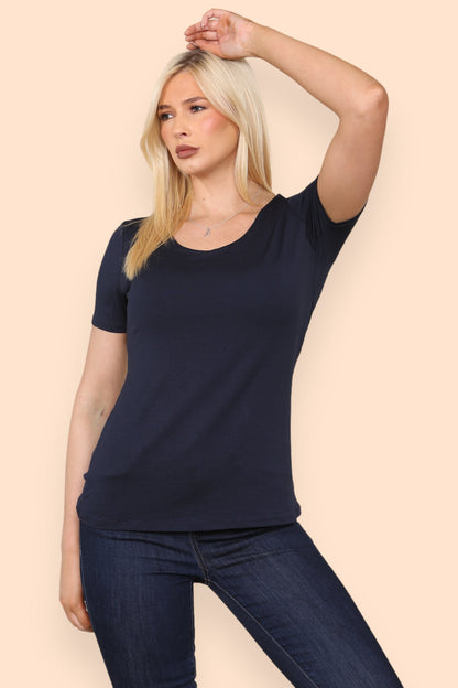 MADELINE Basic Fitted T-Shirt