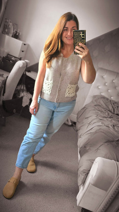 DOTTY Crochet Pocket Knit