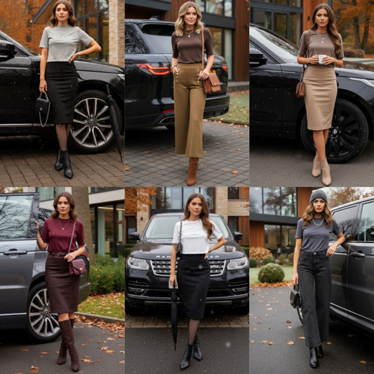 EVIE Soft Stretch Crew Neck Tee - Short Sleeve