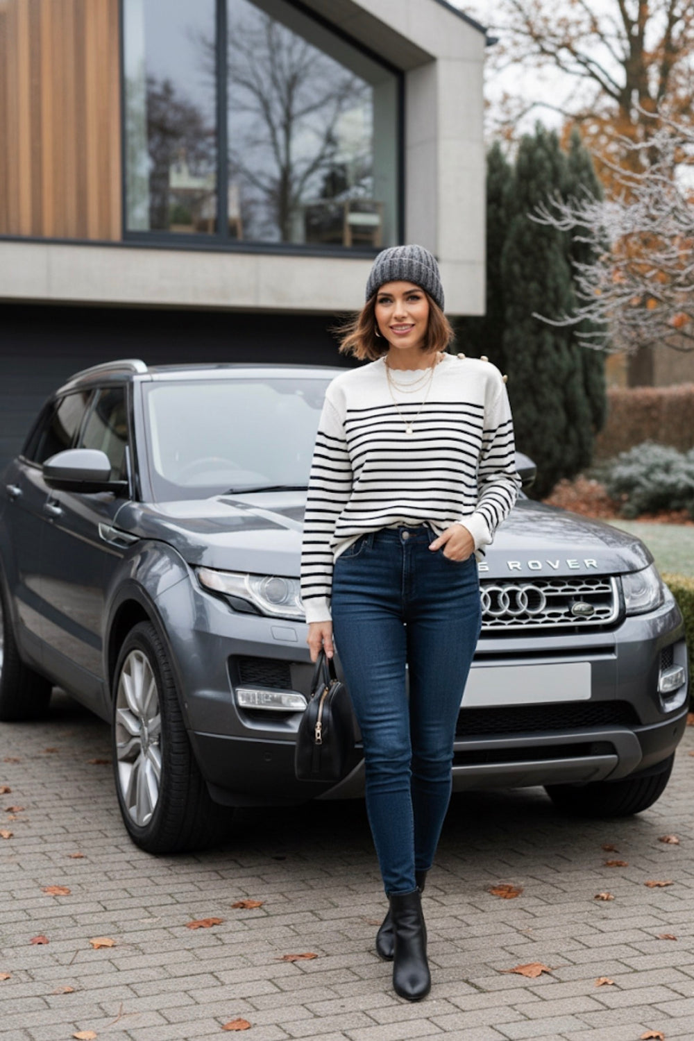 LINDSEY Stripe Jumper