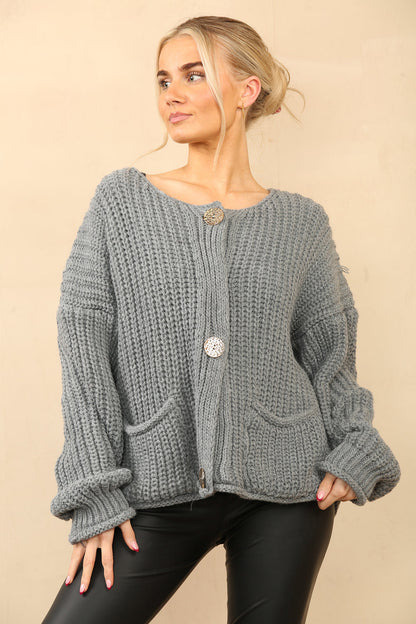 MILEY Chunky Knit Cardigan