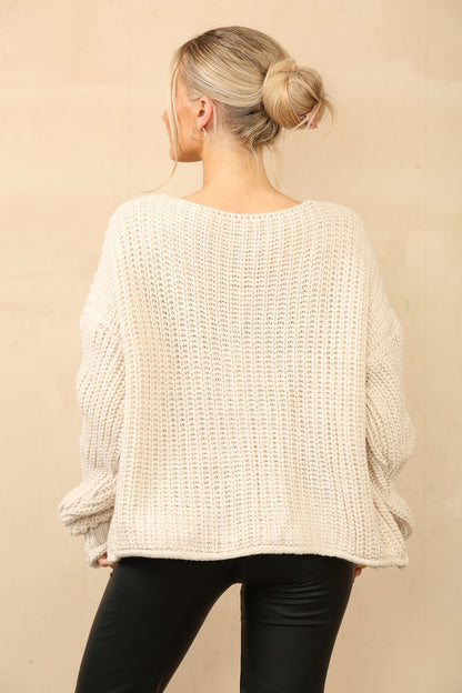 MILEY Chunky Knit Cardigan