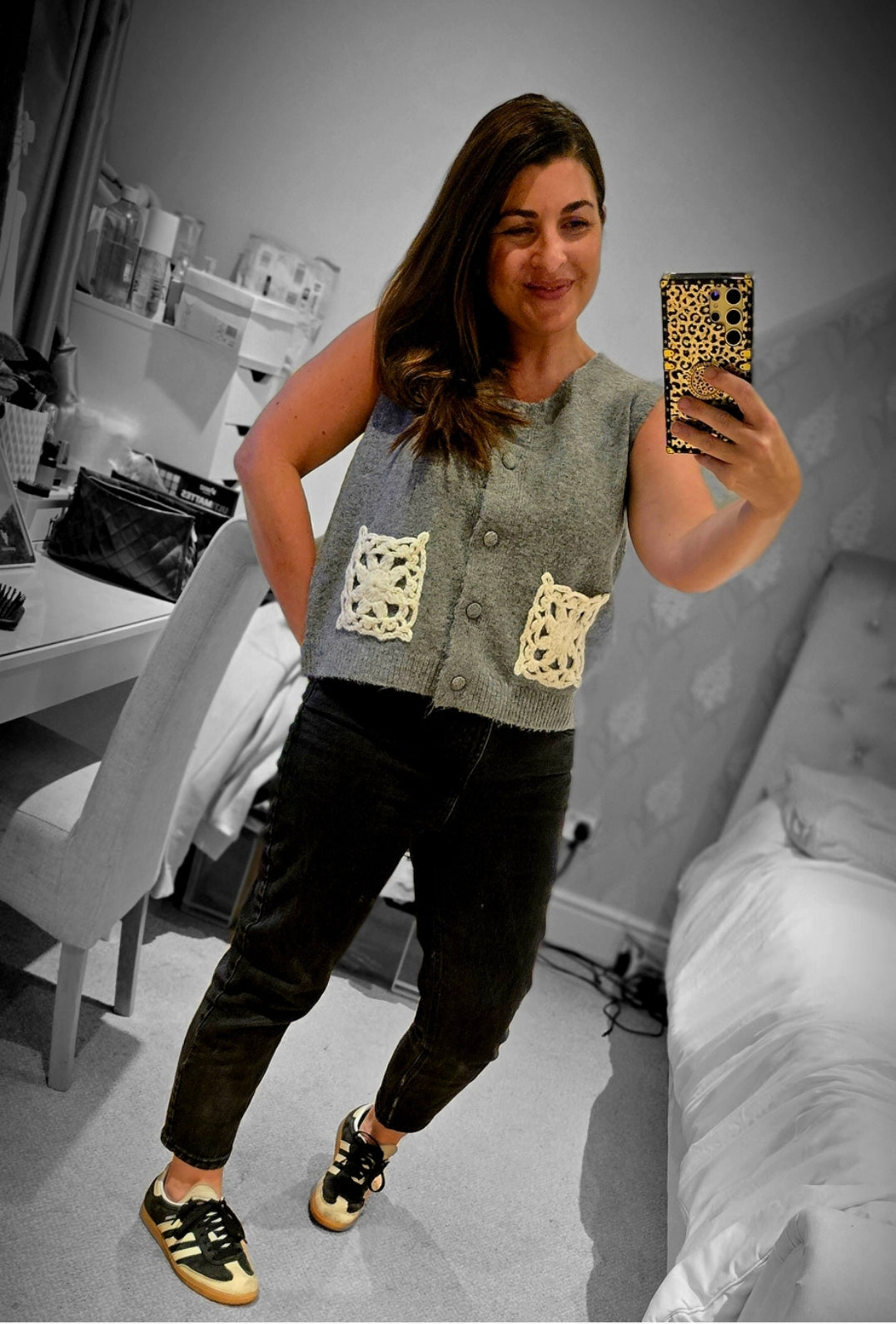 DOTTY Crochet Pocket Knit